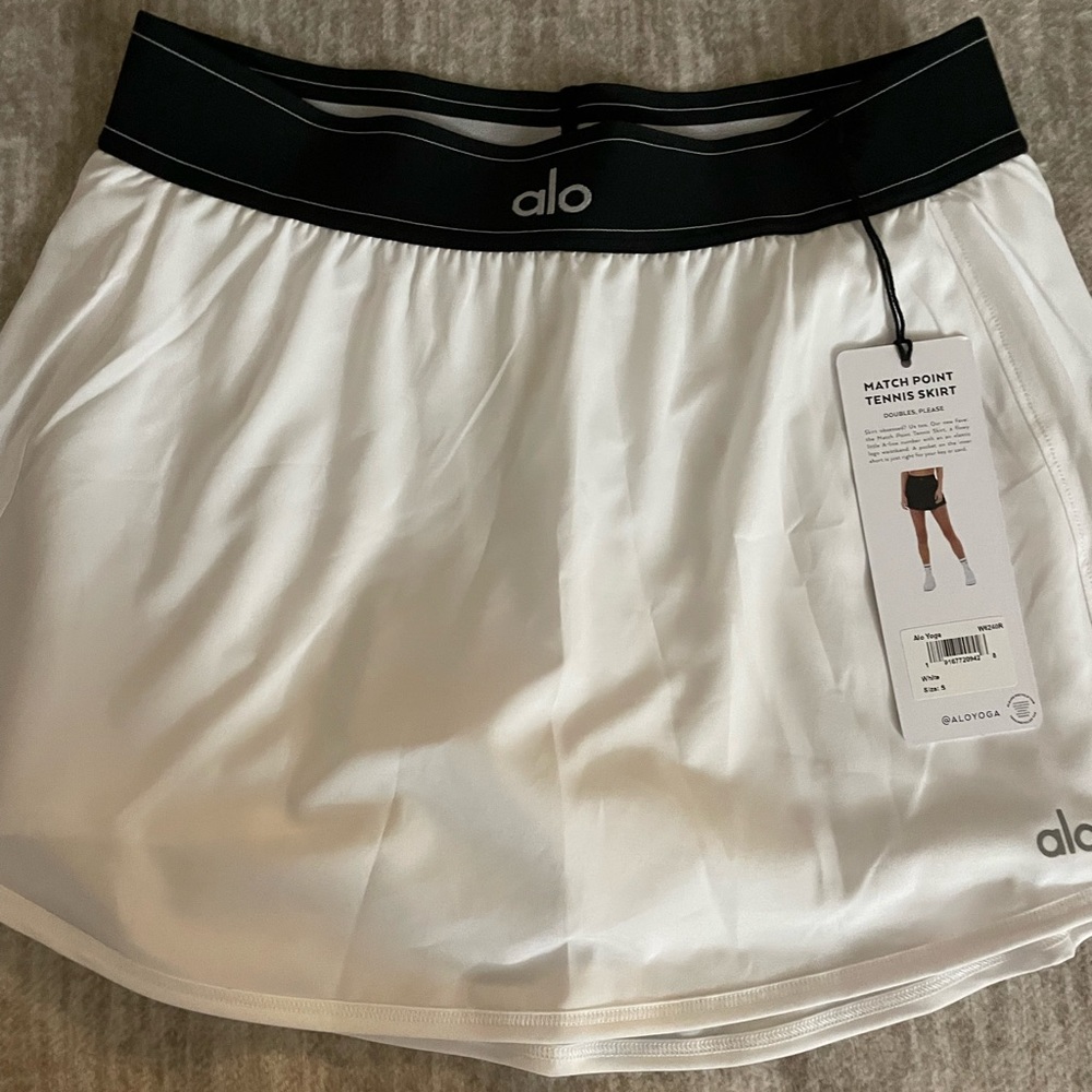 Alo match point tennis skirt